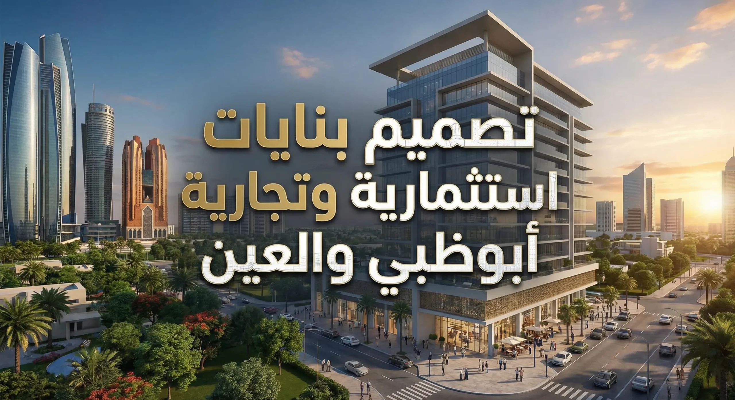 تصميم بنايات استثمارية وتجارية أبوظبي والعين