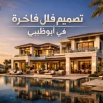 تصميم فلل فاخرة في أبوظبي