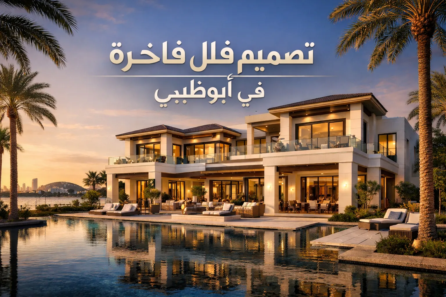 تصميم فلل فاخرة في أبوظبي