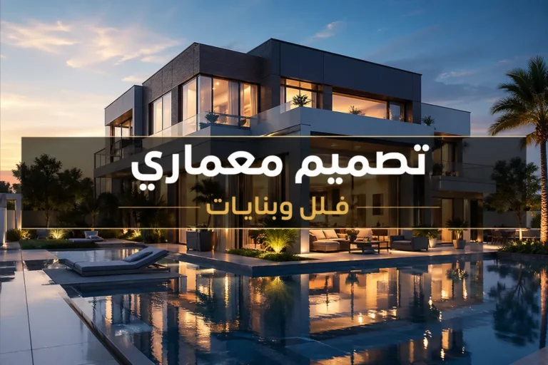 تصميم معماري فلل وبنايات